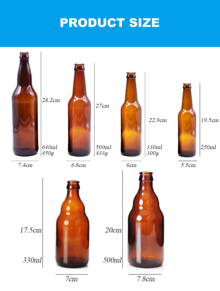 Beer Bottles Size